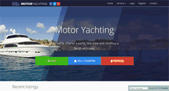 Desktop Screenshot of motoryachting.com